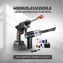 ¡Combo Super Hidrolavadora JetMax + Aspiradora Portátil 2 en 1!