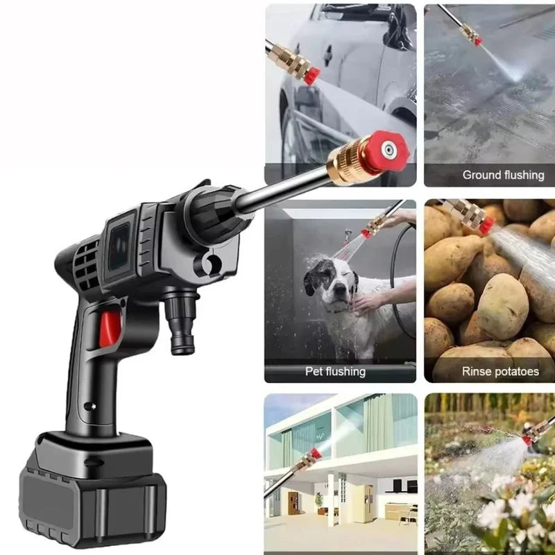 Pistola Profesional lavadora de alta presión recargable