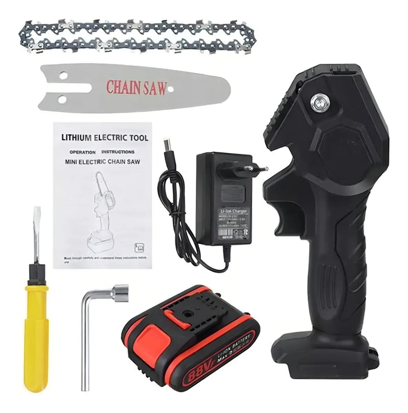 Mini Motosierra de Mano PowerTap Inalámbrica Recargable