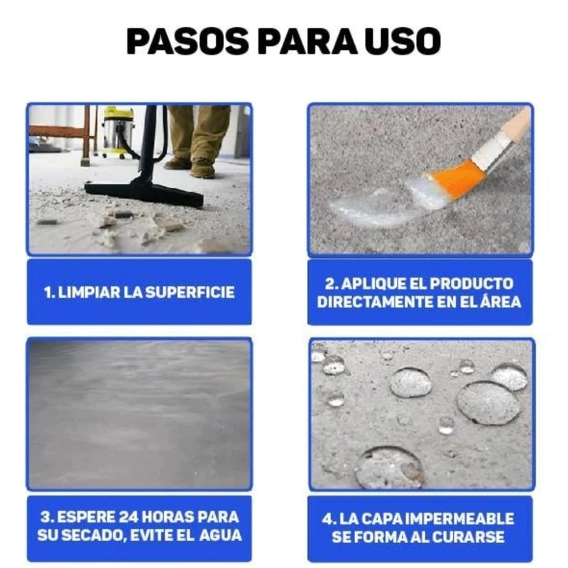 Compre 1 Lleve 3 - Impermeabilizante Lluvia Cero (3 POTES DE 500ml)